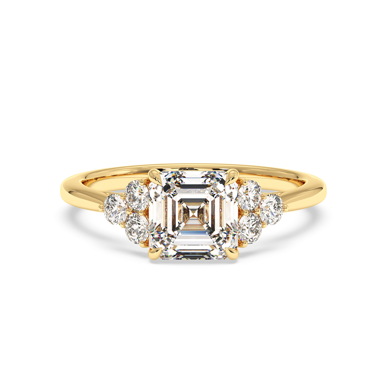 18K Yellow Gold Sasha Engagement Ring