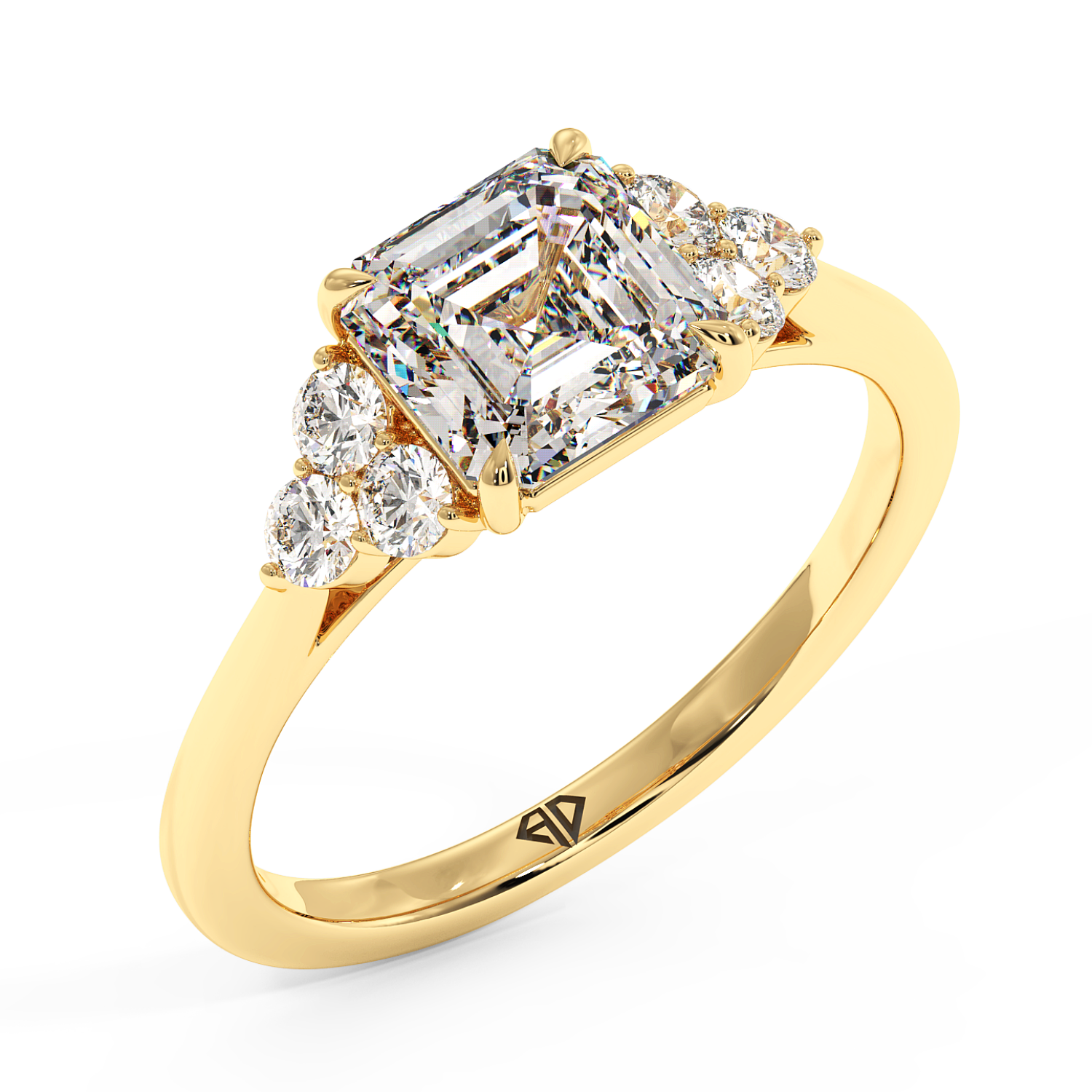 18K Yellow Gold Sasha Engagement Ring