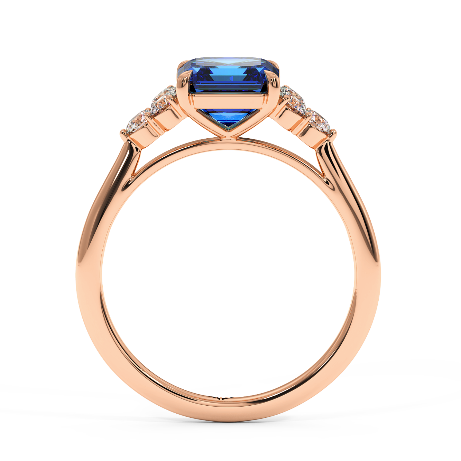 18K Rose Gold Sasha Engagement Ring