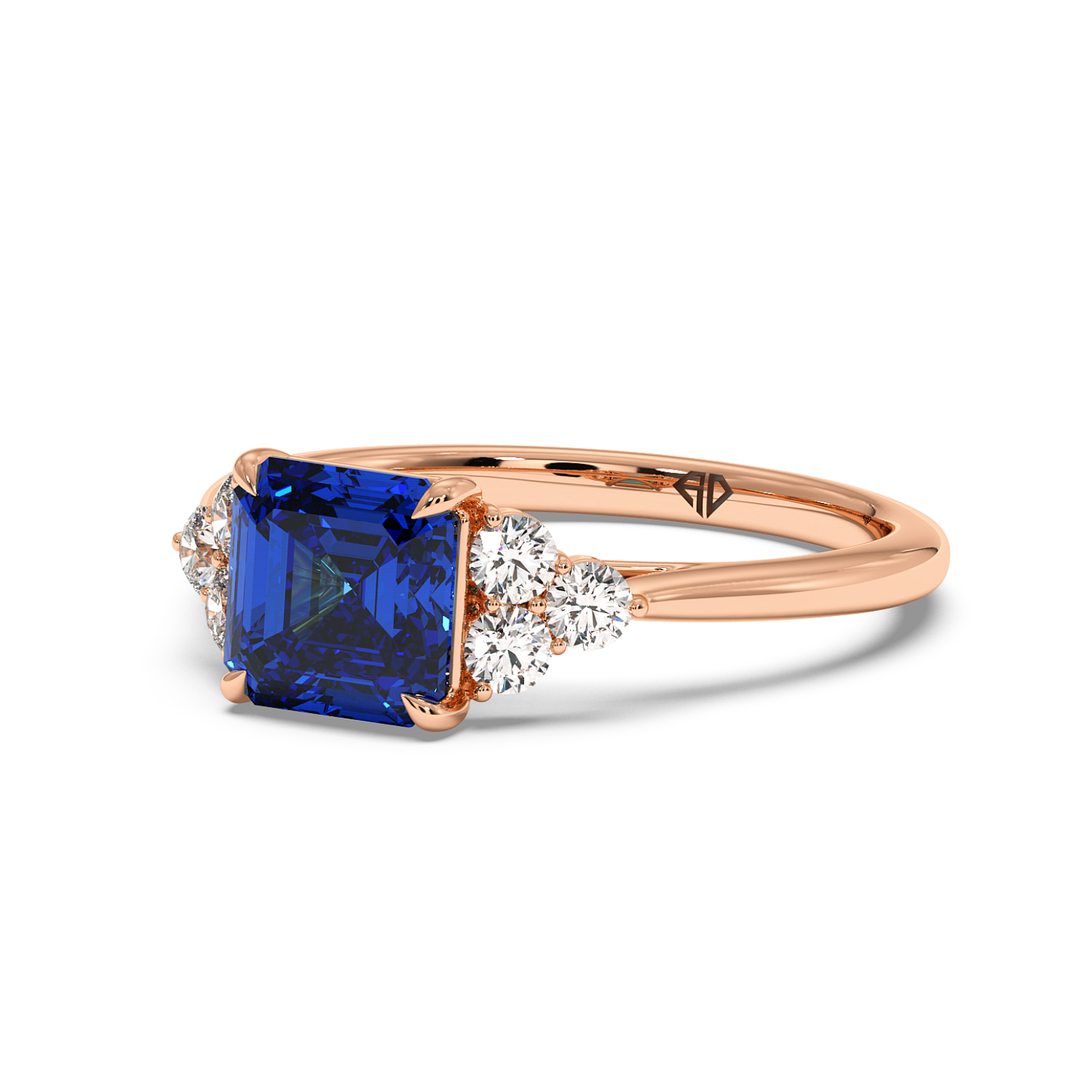 18K Rose Gold Sasha Engagement Ring