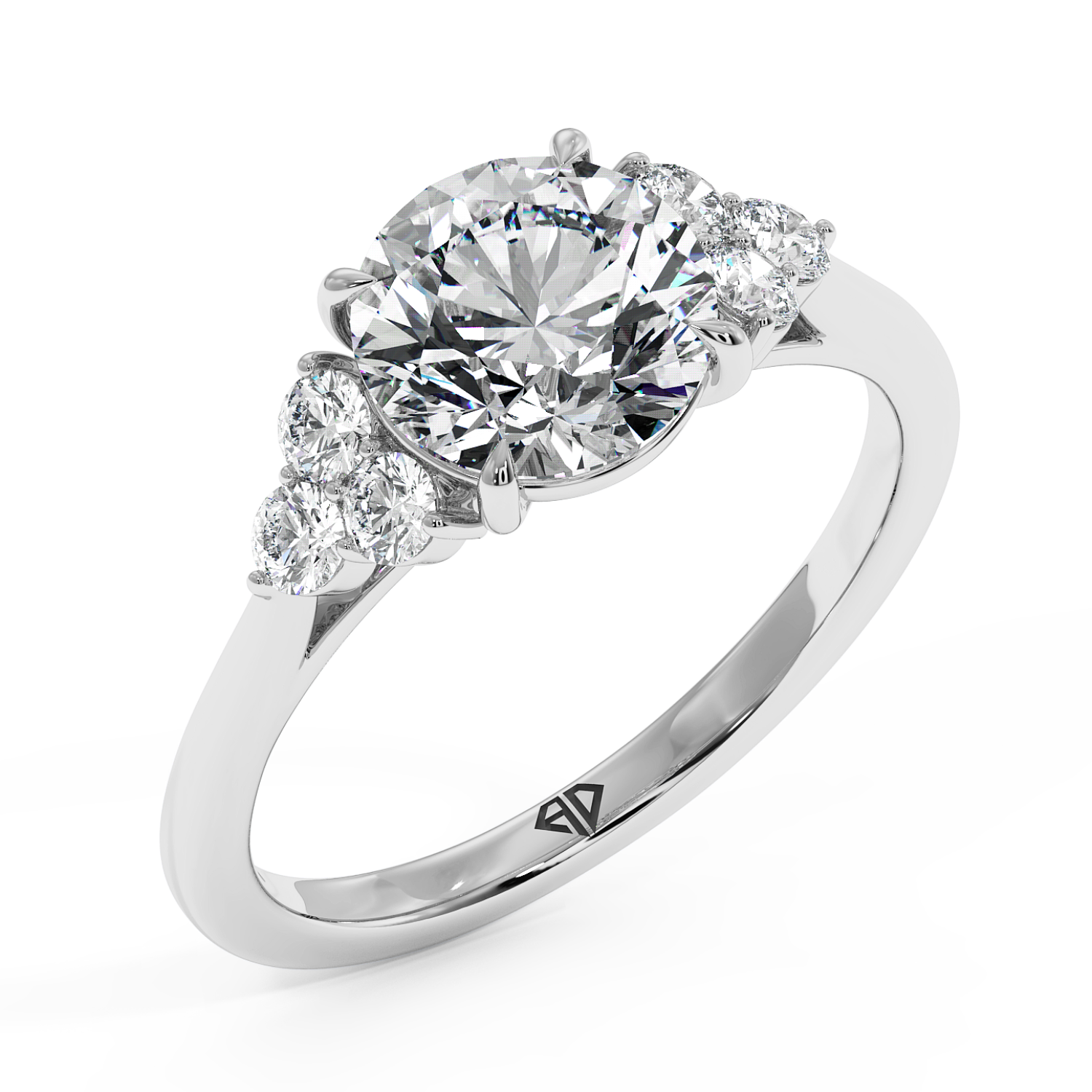 18K White Gold Sasha Engagement Ring