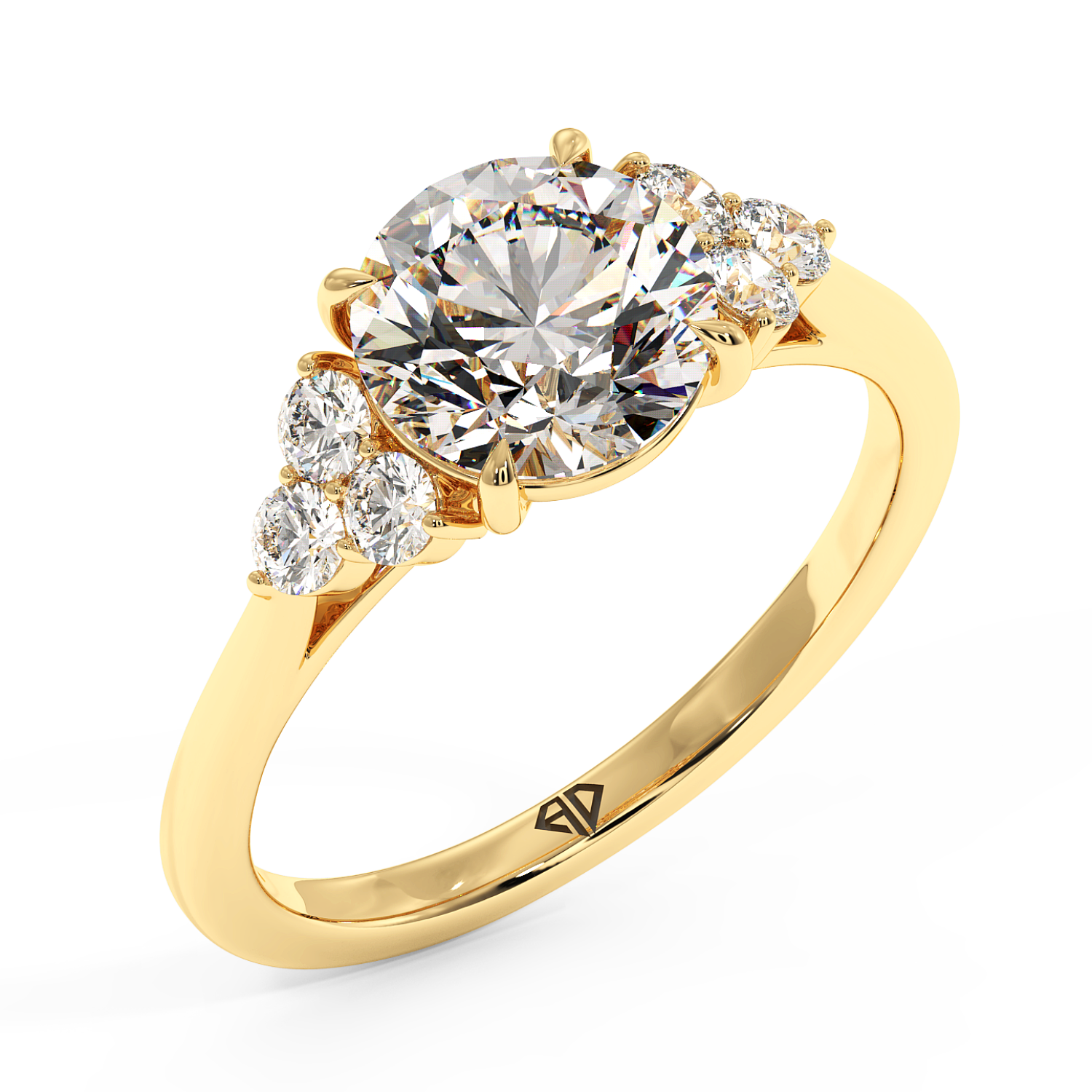 18K Yellow Gold Sasha Engagement Ring