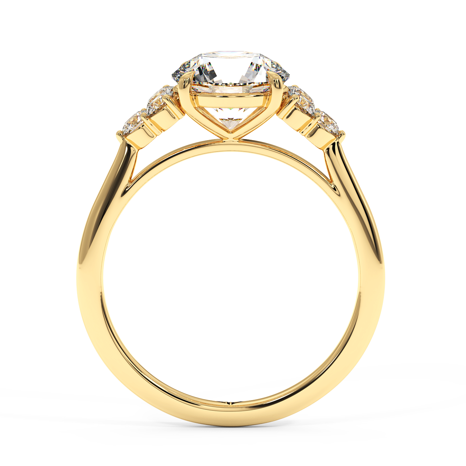 18K Yellow Gold Sasha Engagement Ring