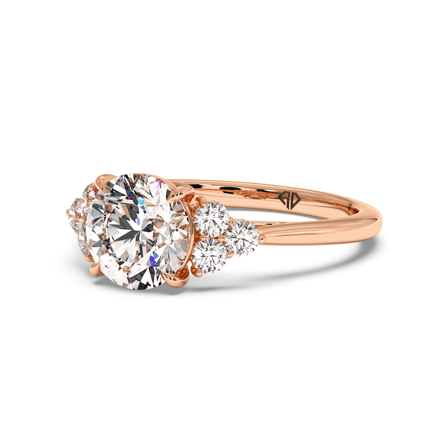 18K Rose Gold Sasha Engagement Ring