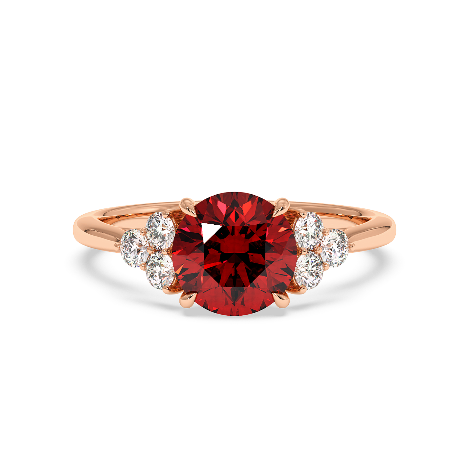 18K Rose Gold Sasha Engagement Ring