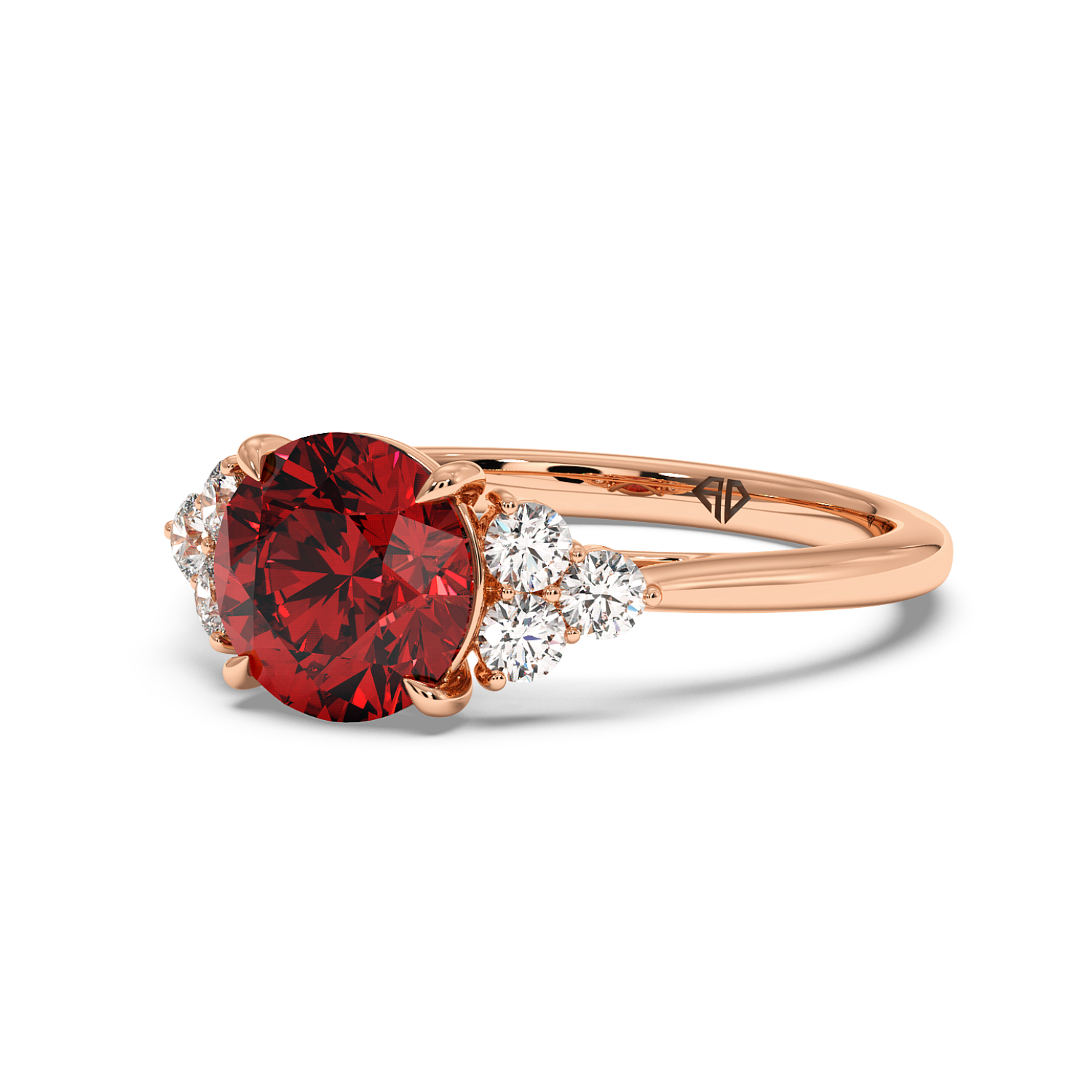 18K Rose Gold Sasha Engagement Ring