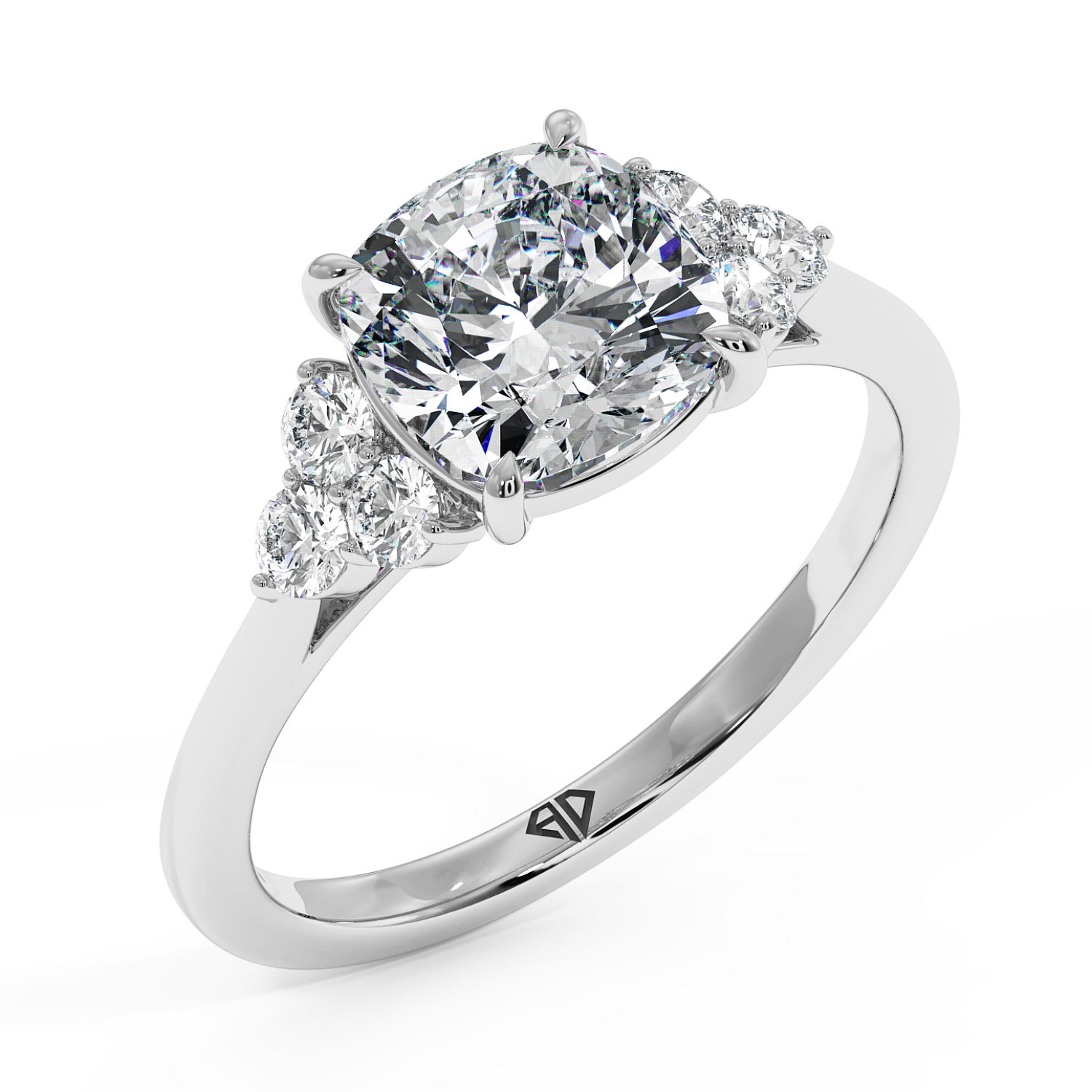 18K White Gold Sasha Engagement Ring