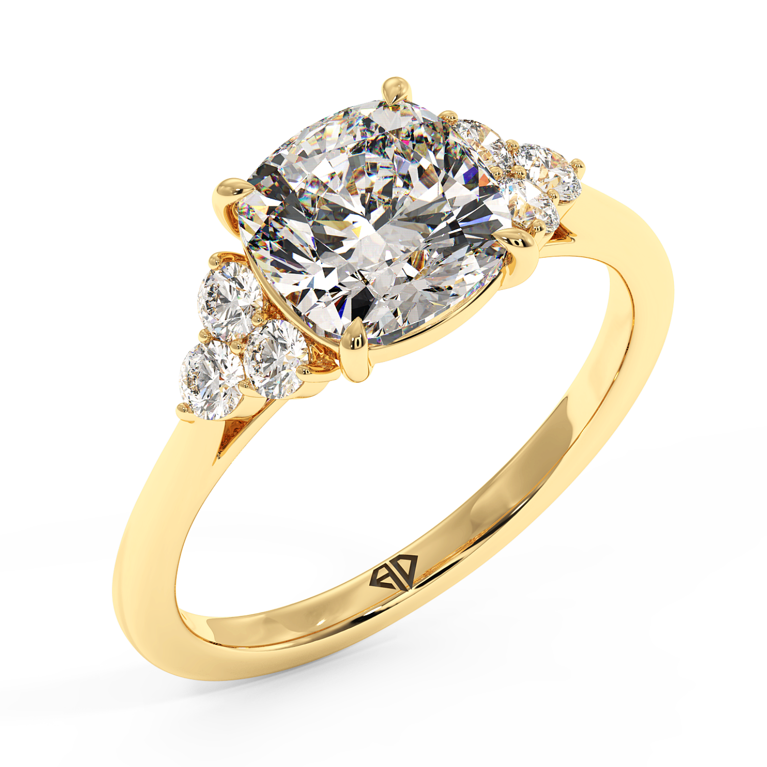 18K Yellow Gold Sasha Engagement Ring