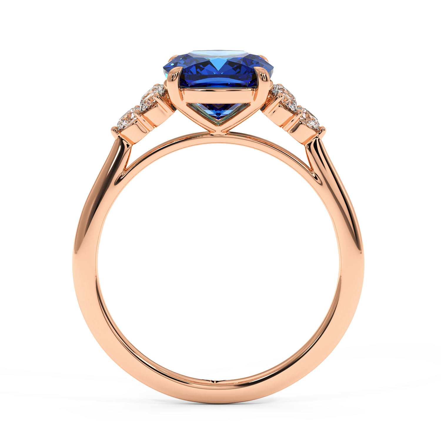 18K Rose Gold Sasha Engagement Ring