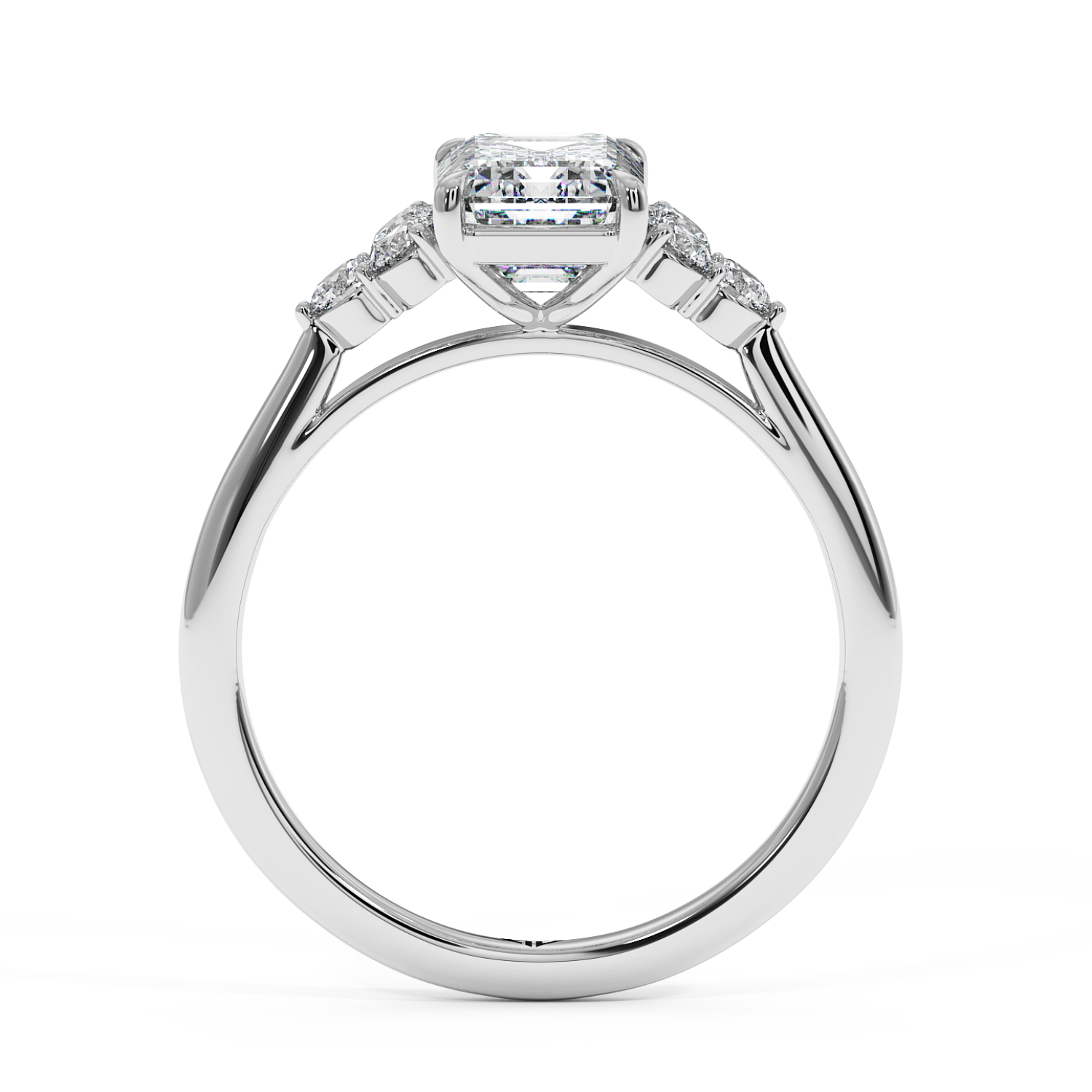 18K White Gold Sasha Engagement Ring