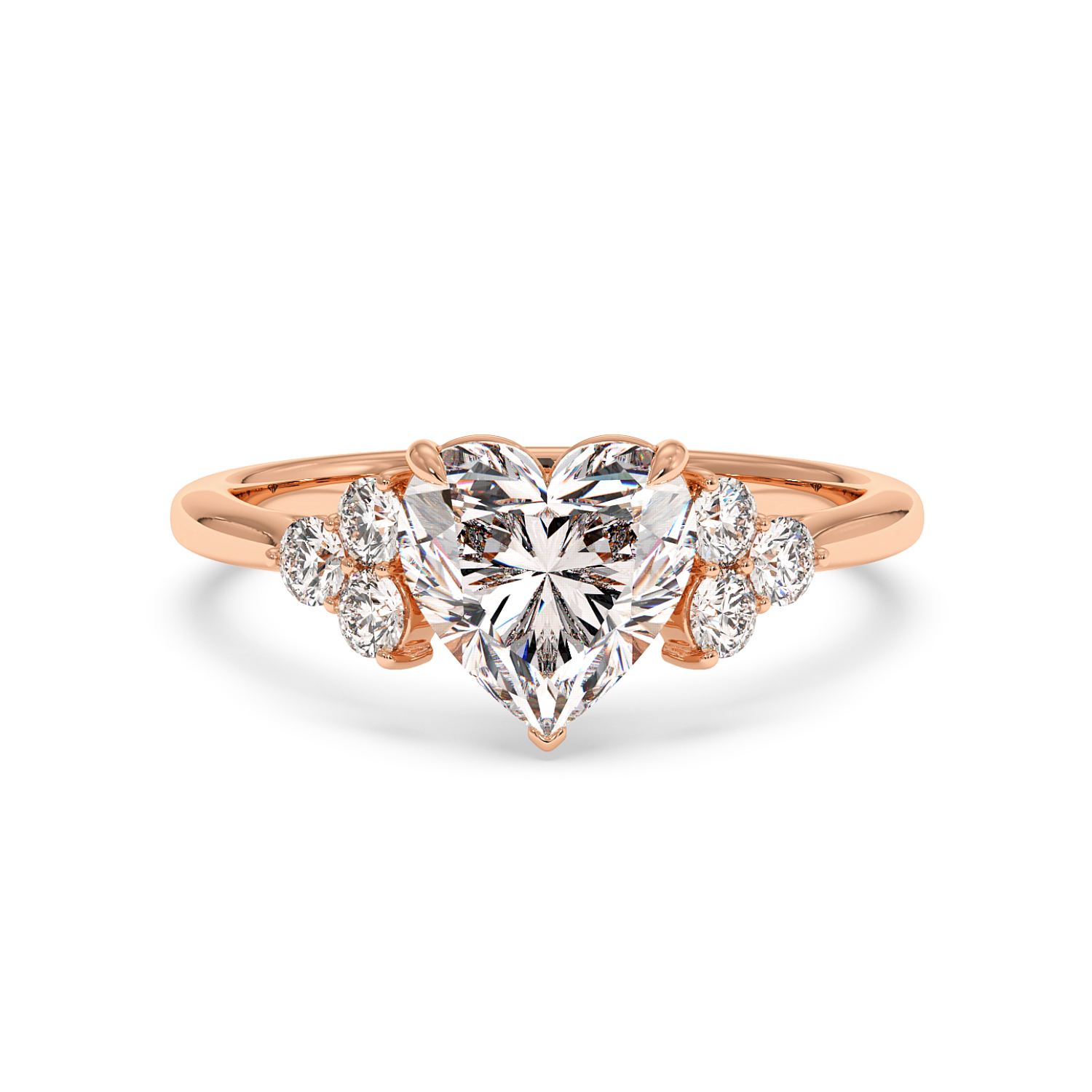 18K Rose Gold Sasha Engagement Ring