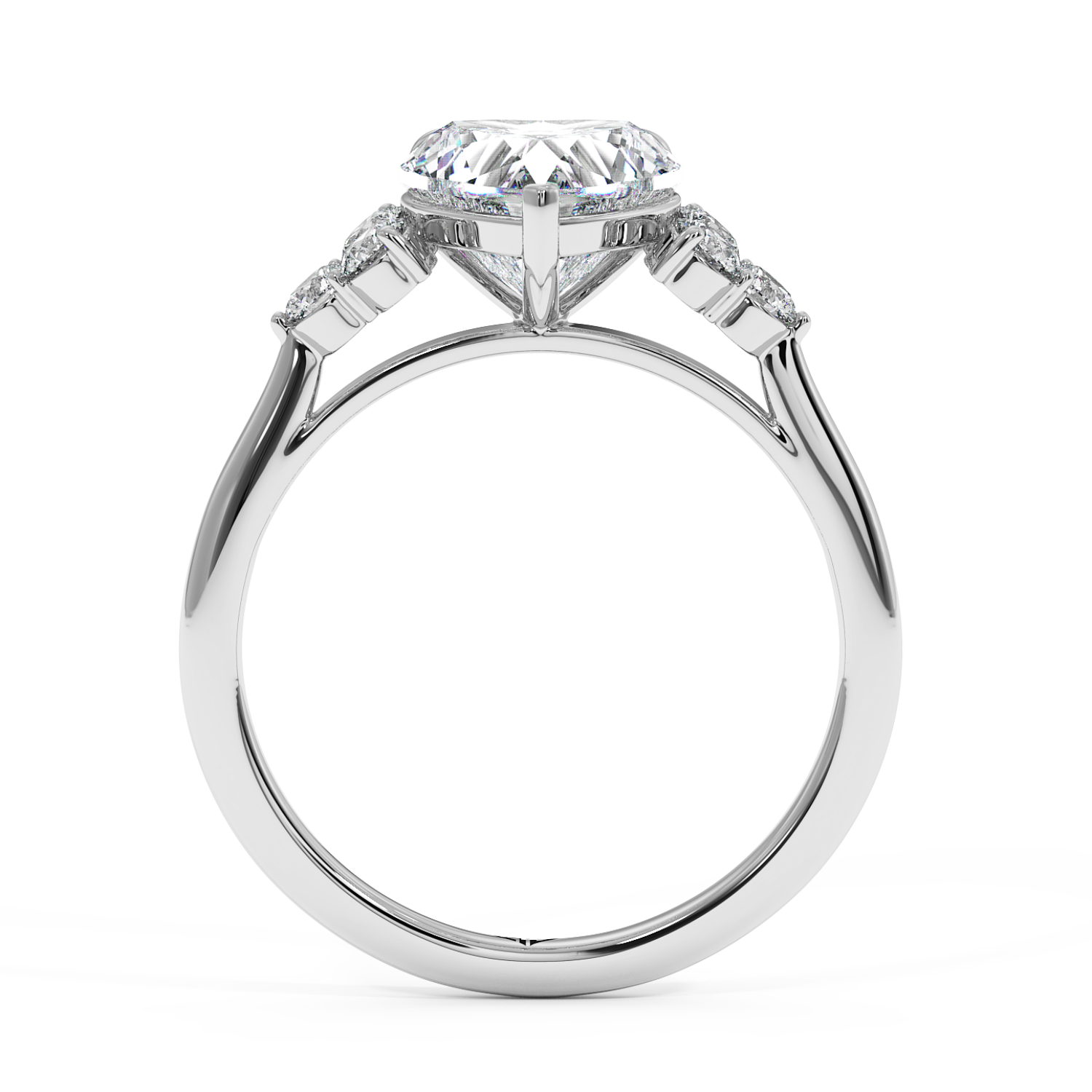 18K White Gold Sasha Engagement Ring