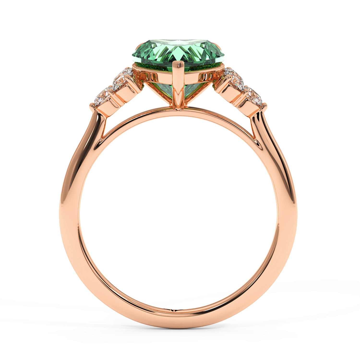 18K Rose Gold Sasha Engagement Ring