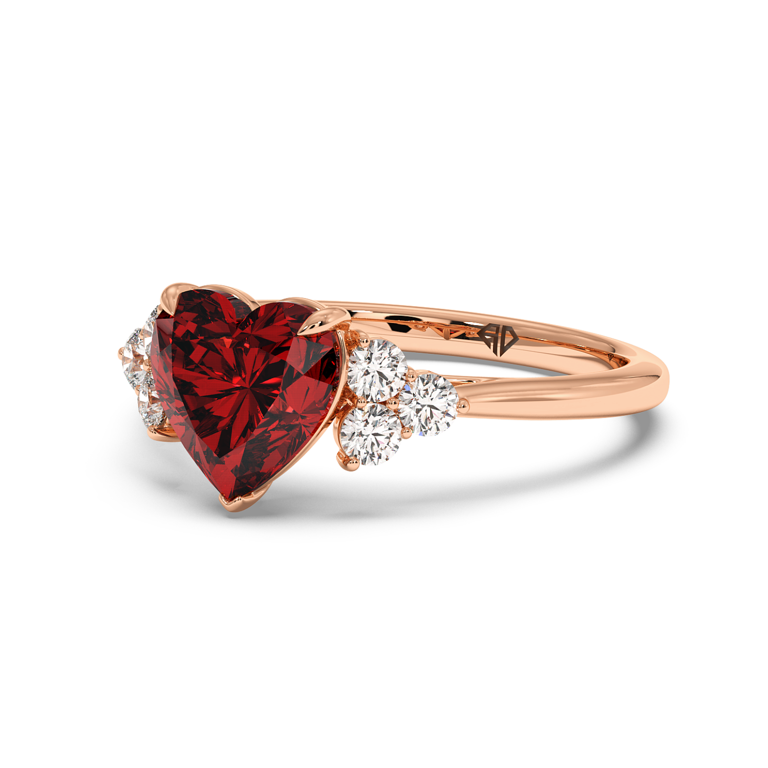 18K Rose Gold Sasha Engagement Ring