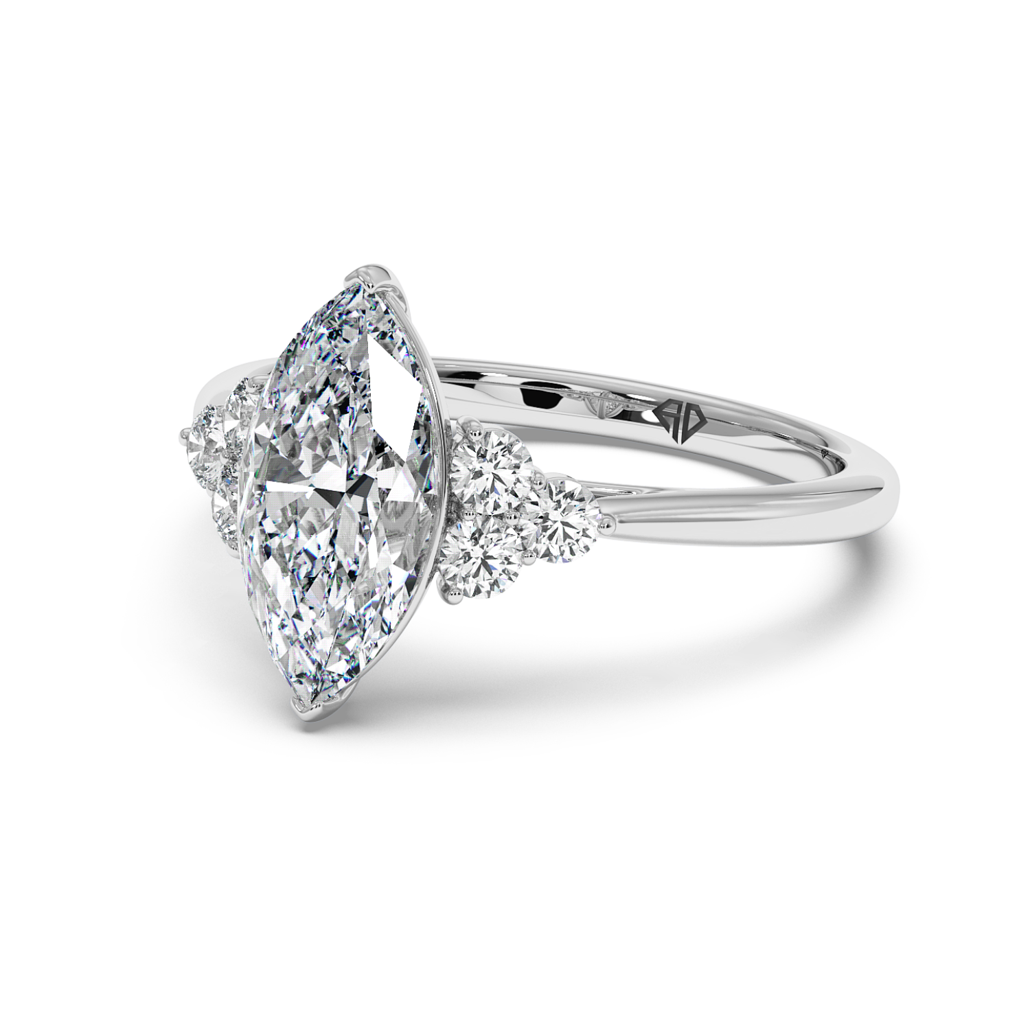 18K White Gold Sasha Engagement Ring