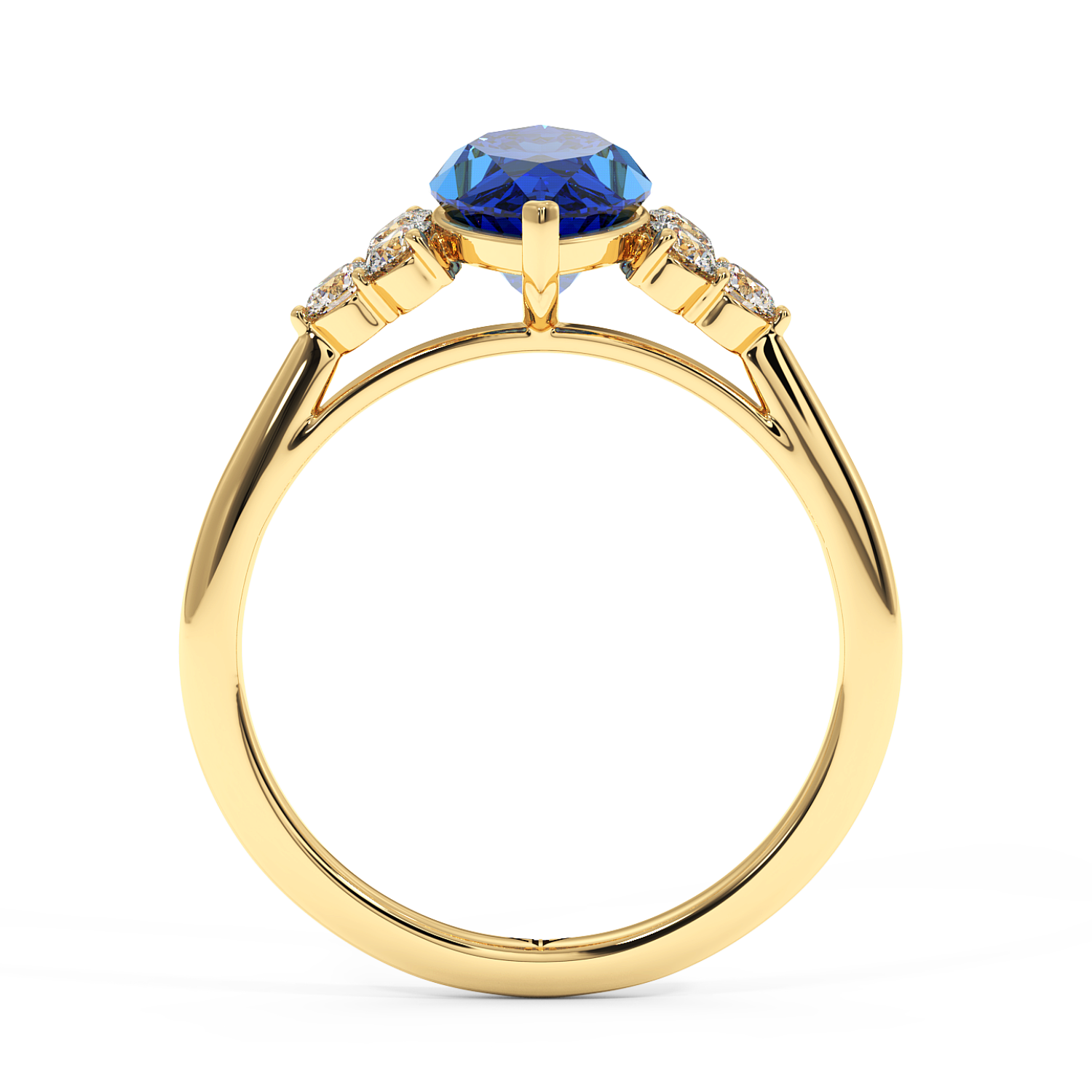 18K Yellow Gold Sasha Engagement Ring