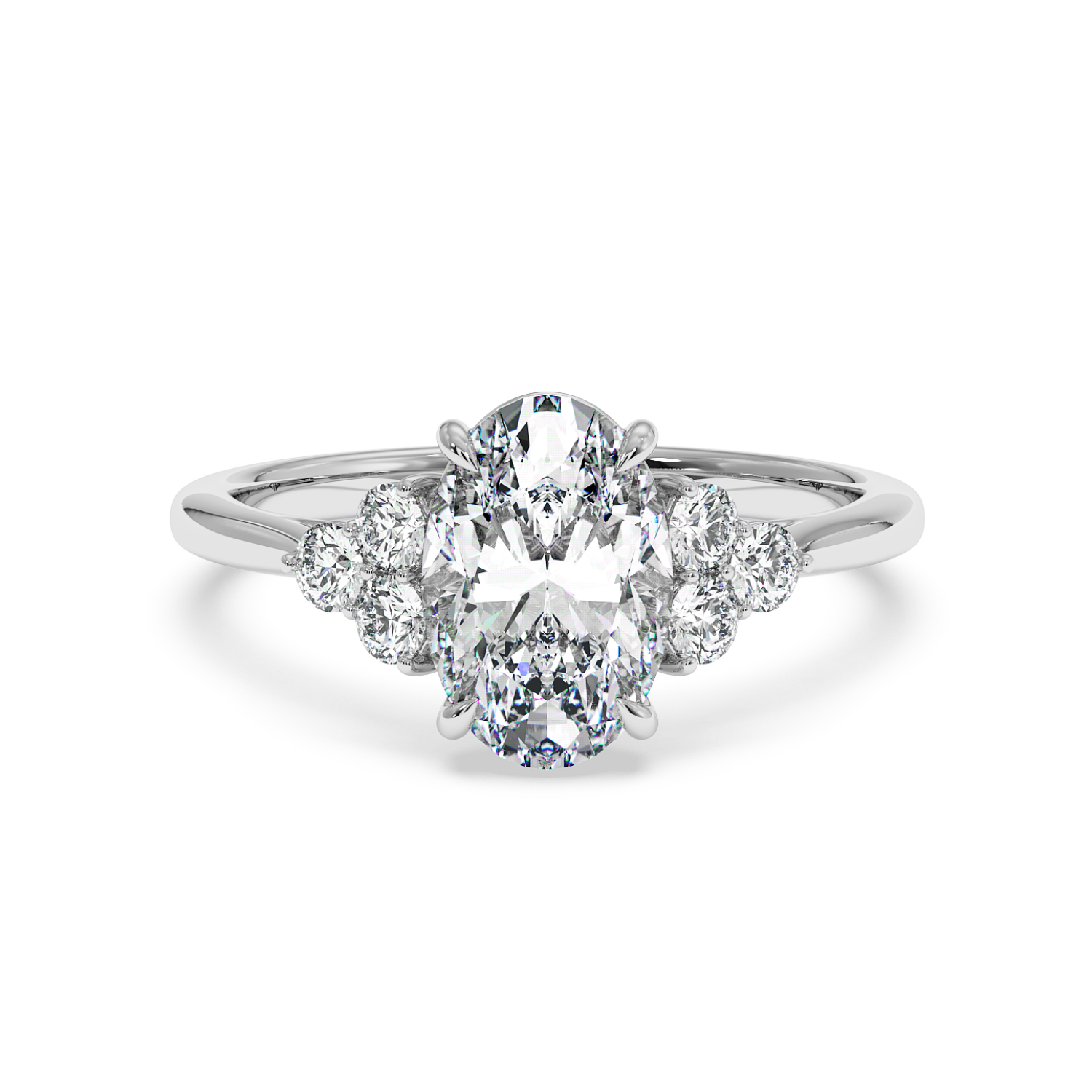 18K White Gold Sasha Engagement Ring