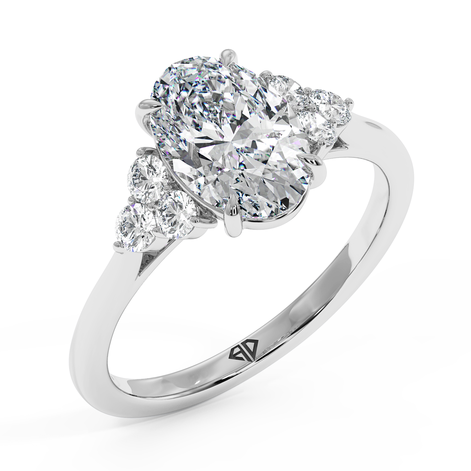 18K White Gold Sasha Engagement Ring