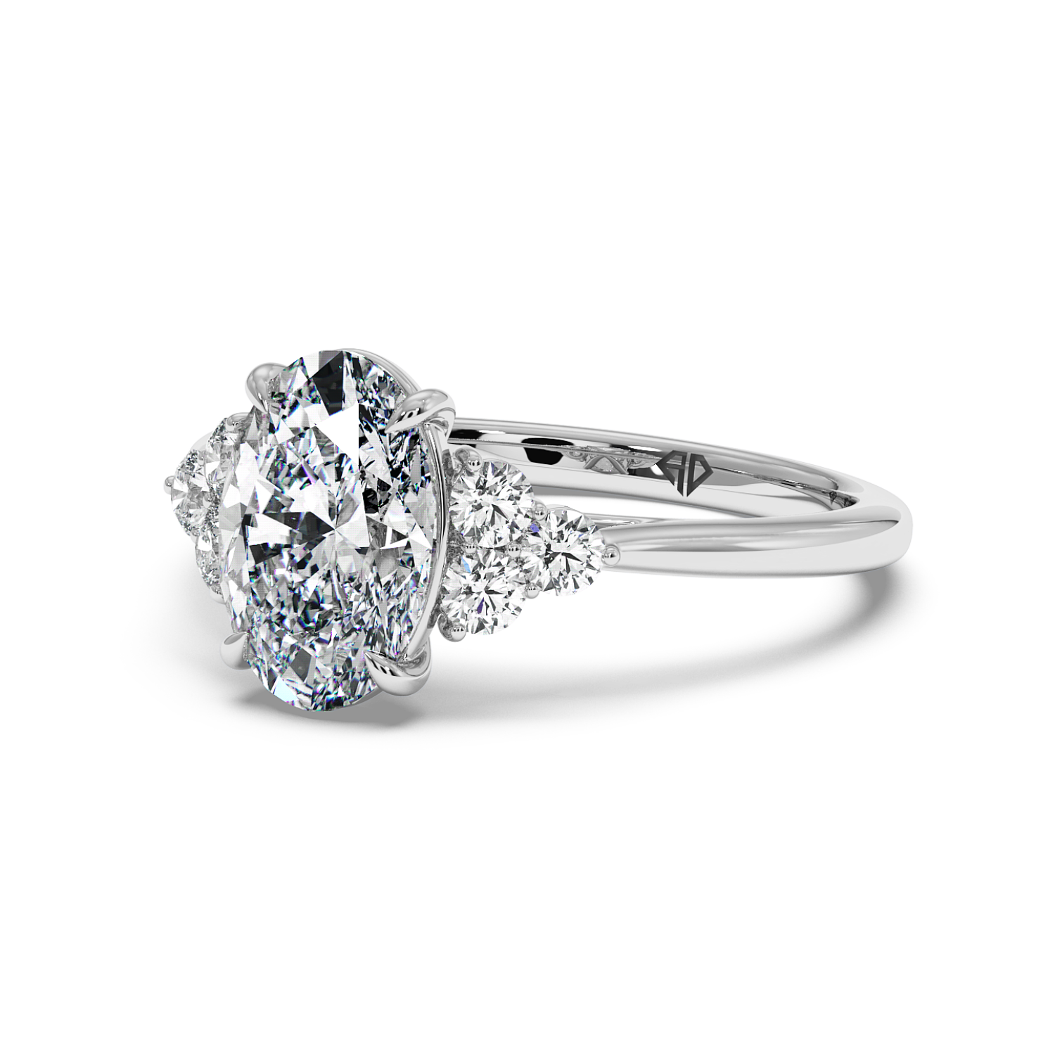 18K White Gold Sasha Engagement Ring