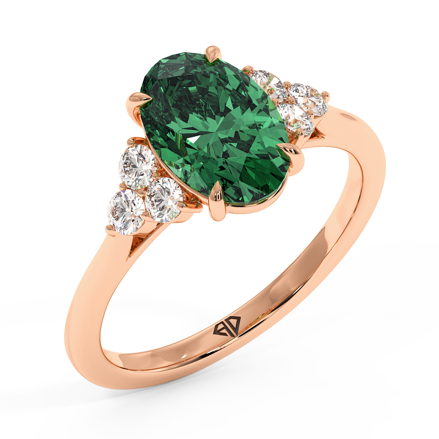 18K Rose Gold Sasha Engagement Ring