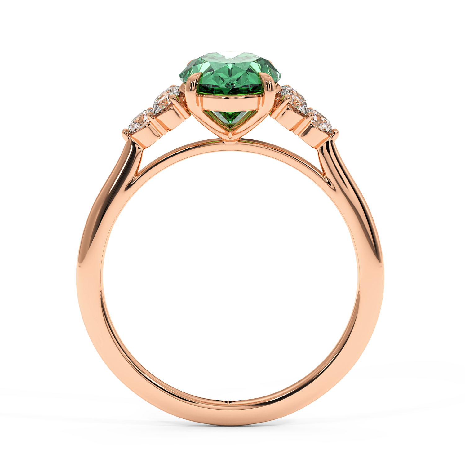 18K Rose Gold Sasha Engagement Ring