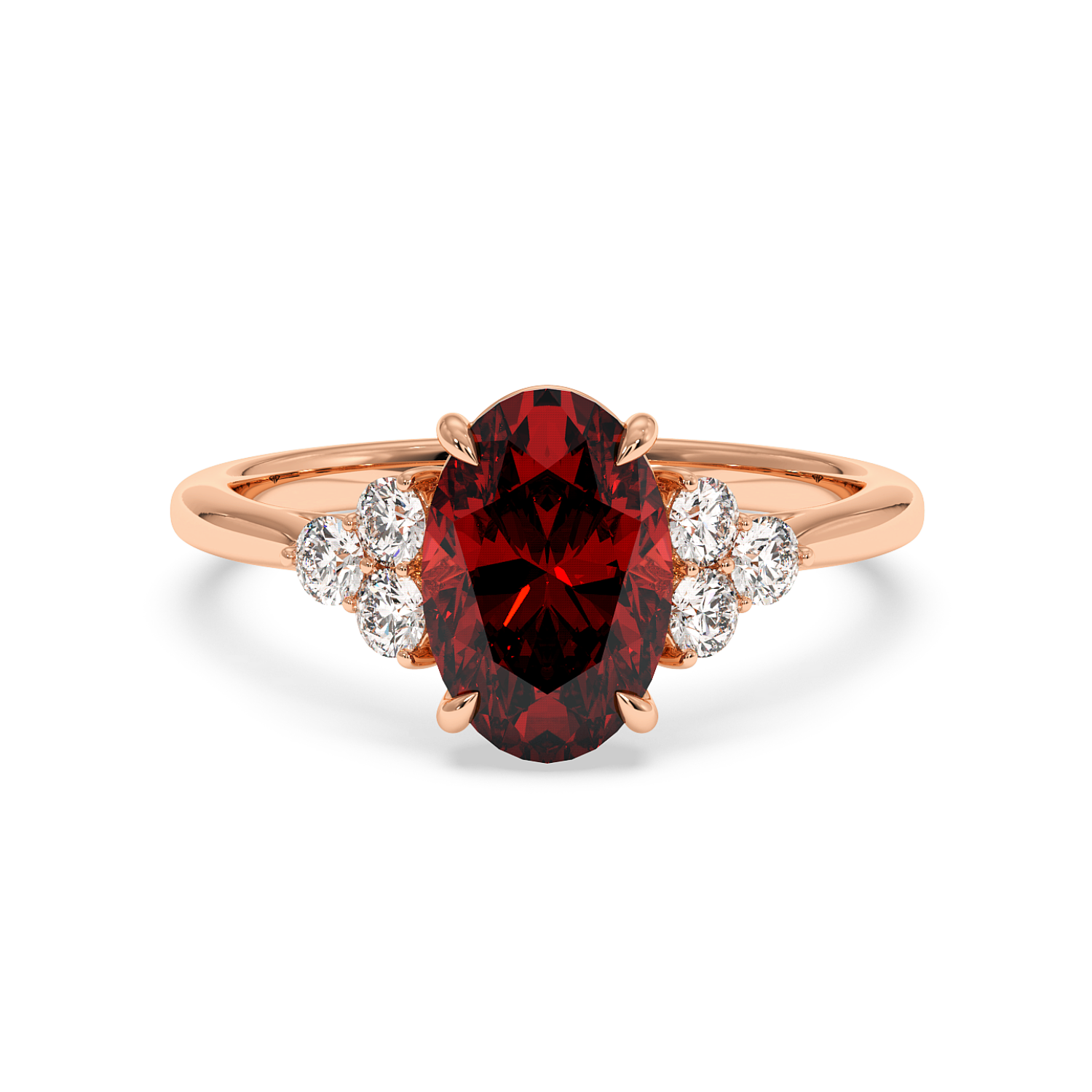 18K Rose Gold Sasha Engagement Ring