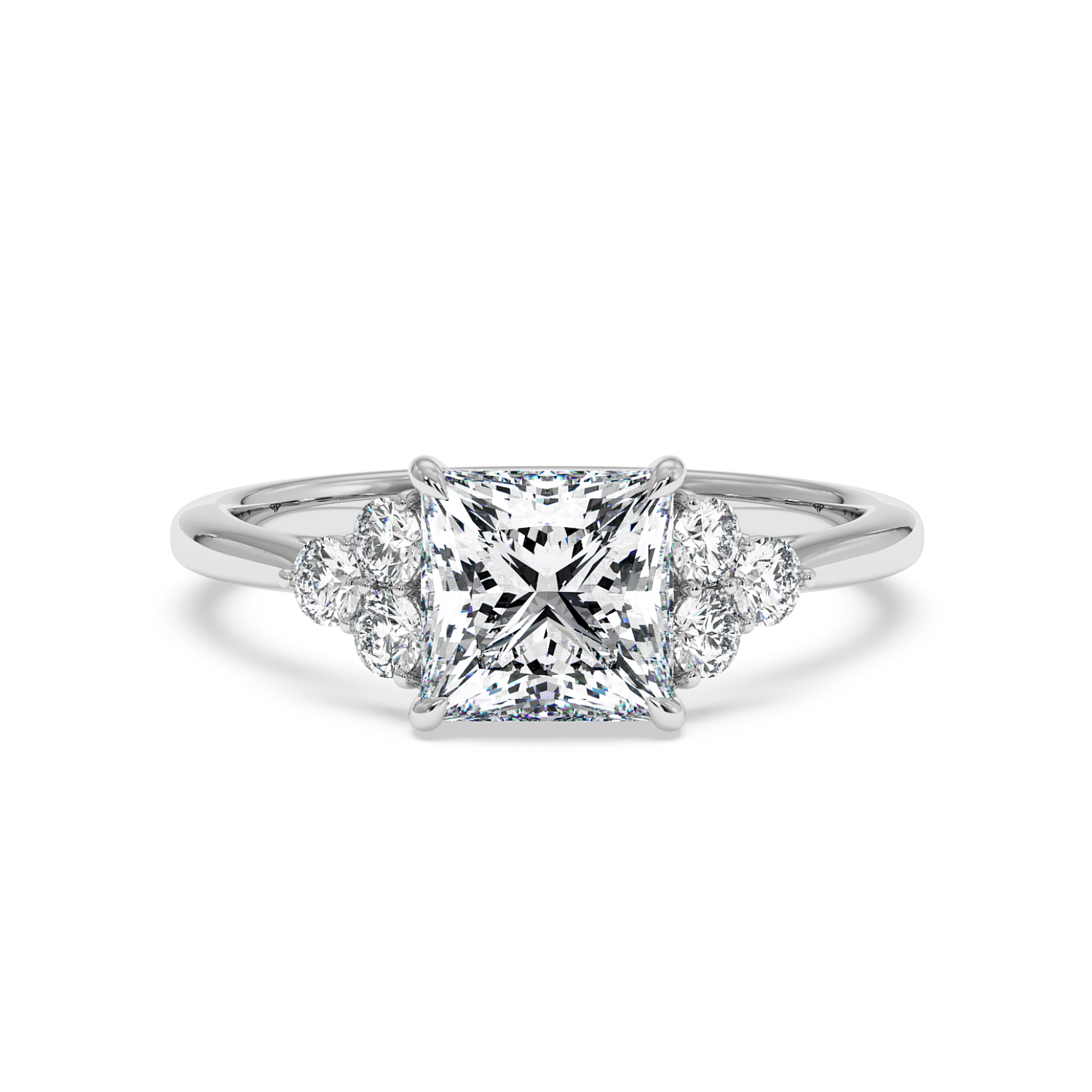 18K White Gold Sasha Engagement Ring