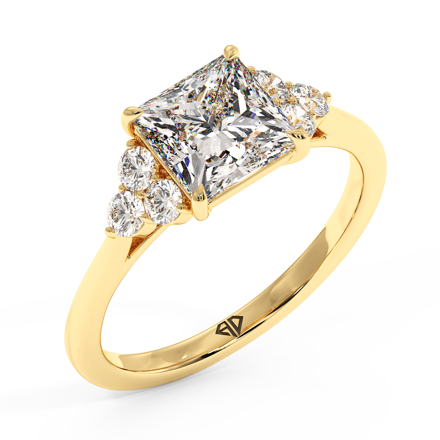 18K Yellow Gold Sasha Engagement Ring