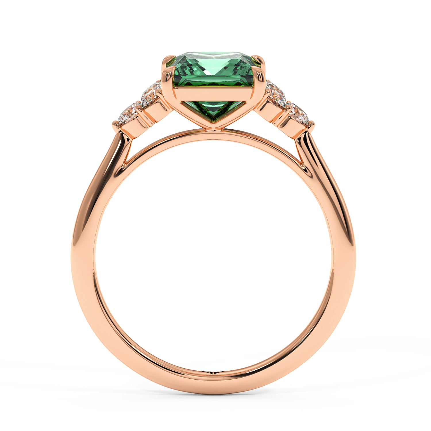 18K Rose Gold Sasha Engagement Ring