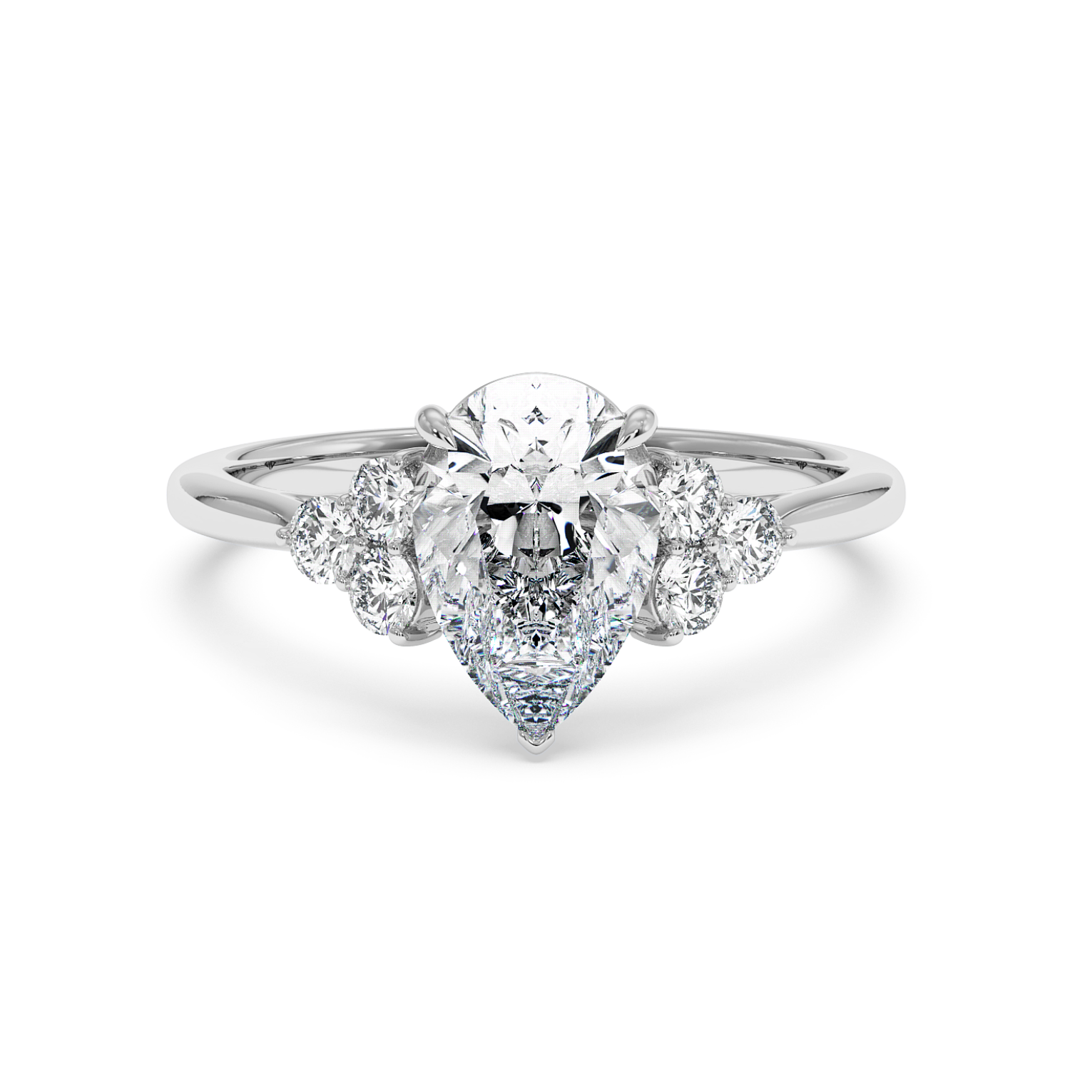 18K White Gold Sasha Engagement Ring