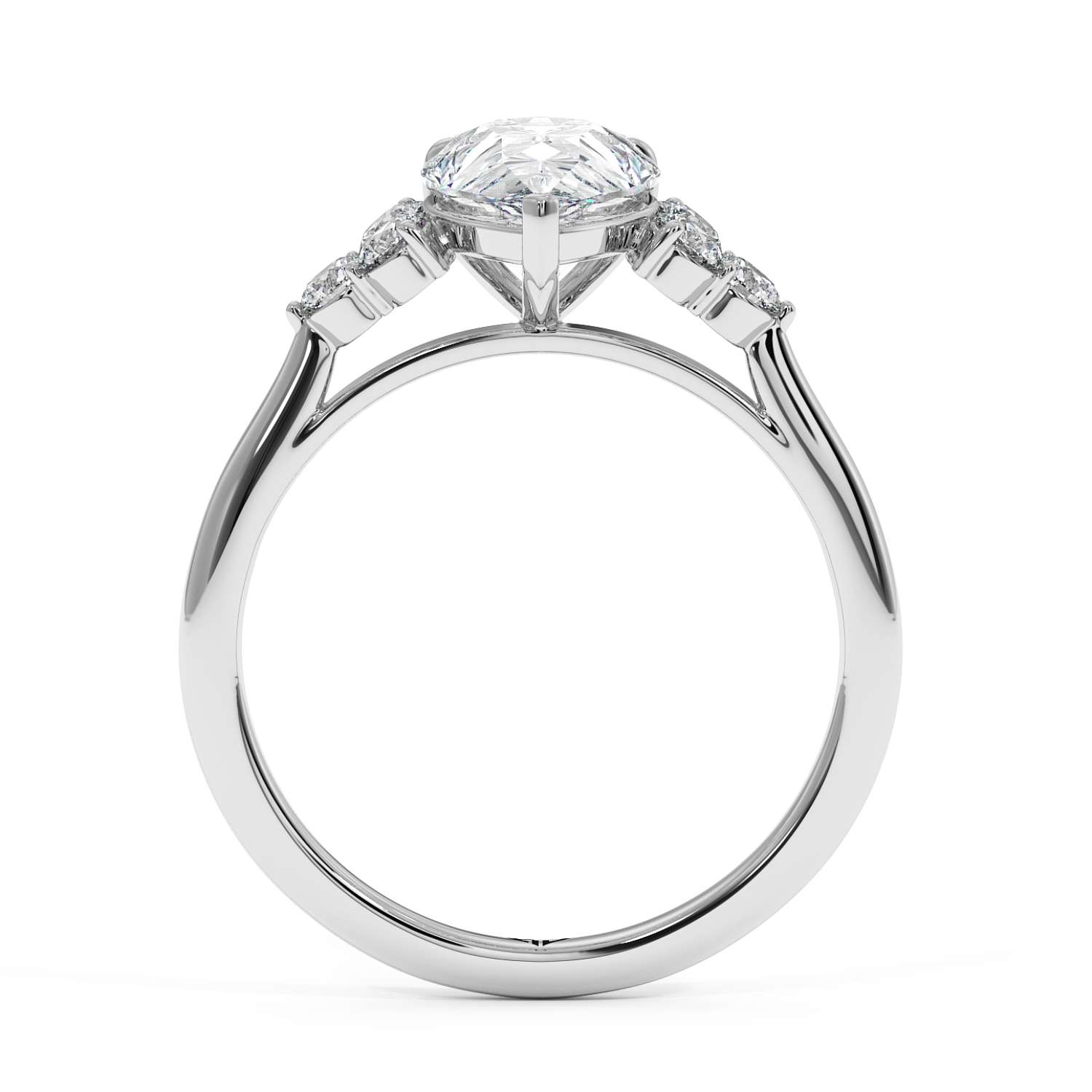 18K White Gold Sasha Engagement Ring