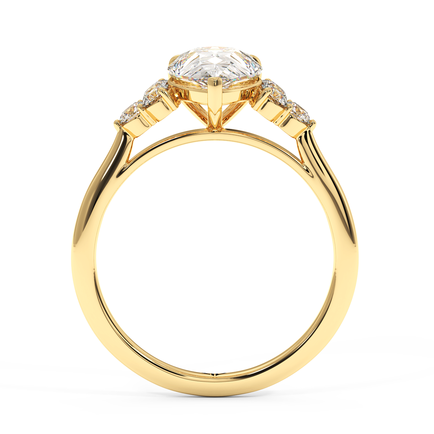 18K Yellow Gold Sasha Engagement Ring