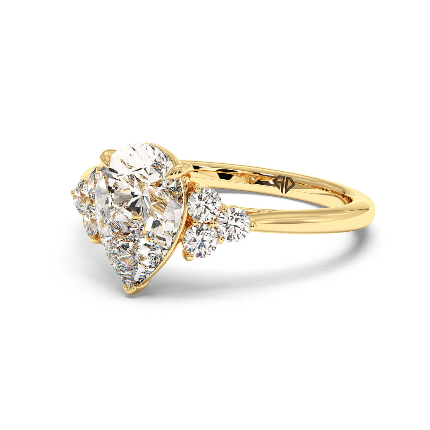 18K Yellow Gold Sasha Engagement Ring