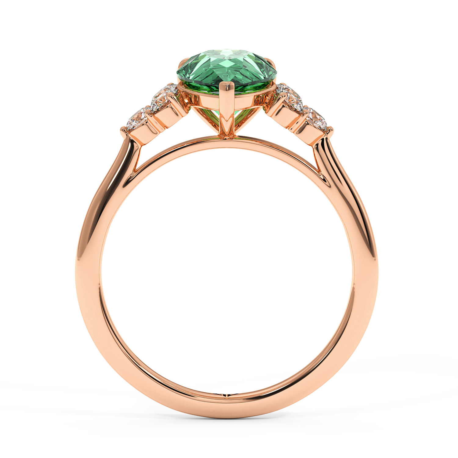 18K Rose Gold Sasha Engagement Ring