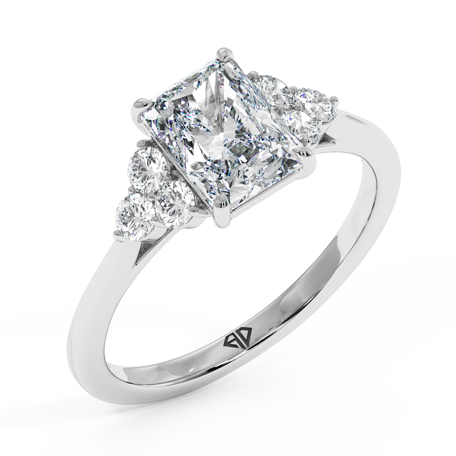 18K White Gold Sasha Engagement Ring