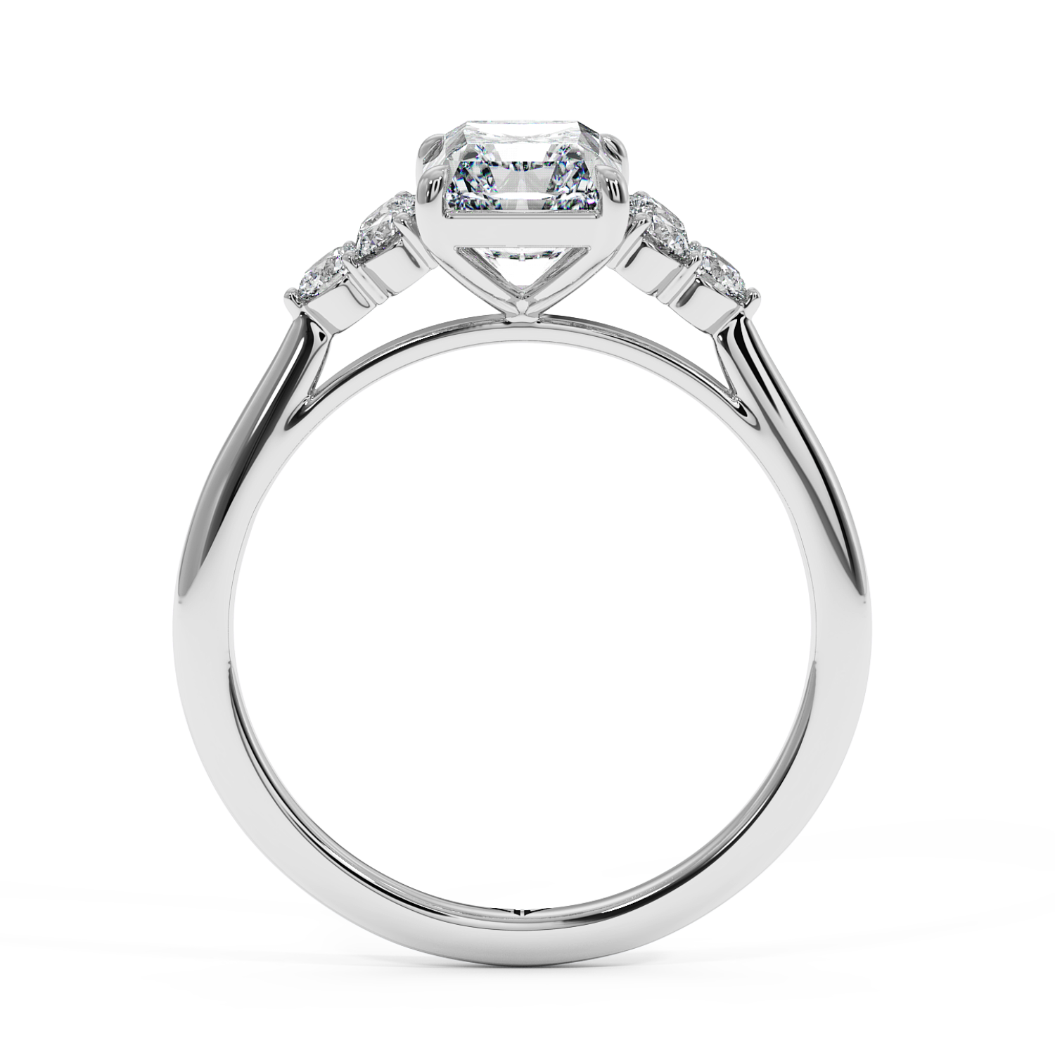 18K White Gold Sasha Engagement Ring