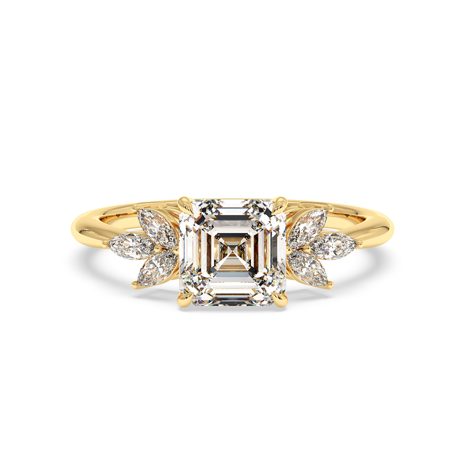 18K Yellow Gold Heidi Engagement Ring