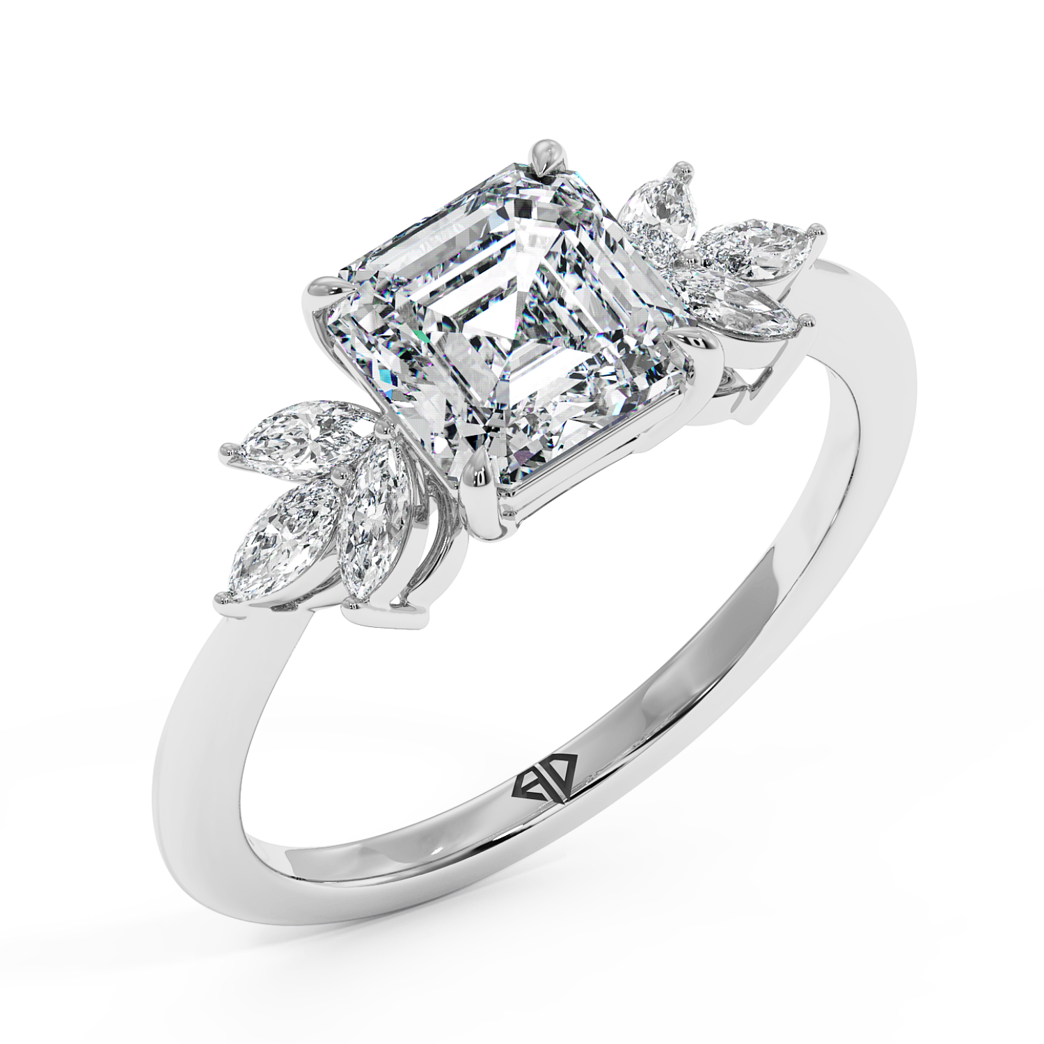 18K White Gold Heidi Engagement Ring