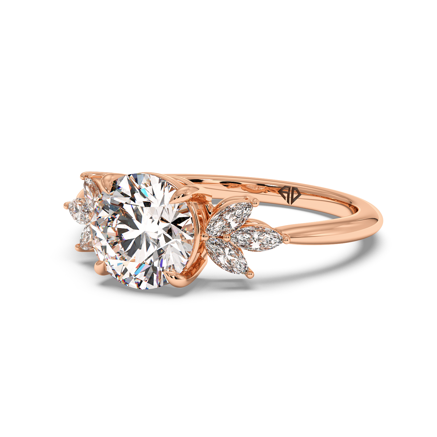 18K Rose Gold Heidi Engagement Ring