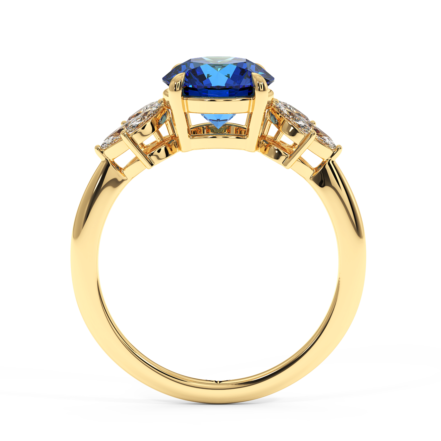 18K Yellow Gold Heidi Engagement Ring