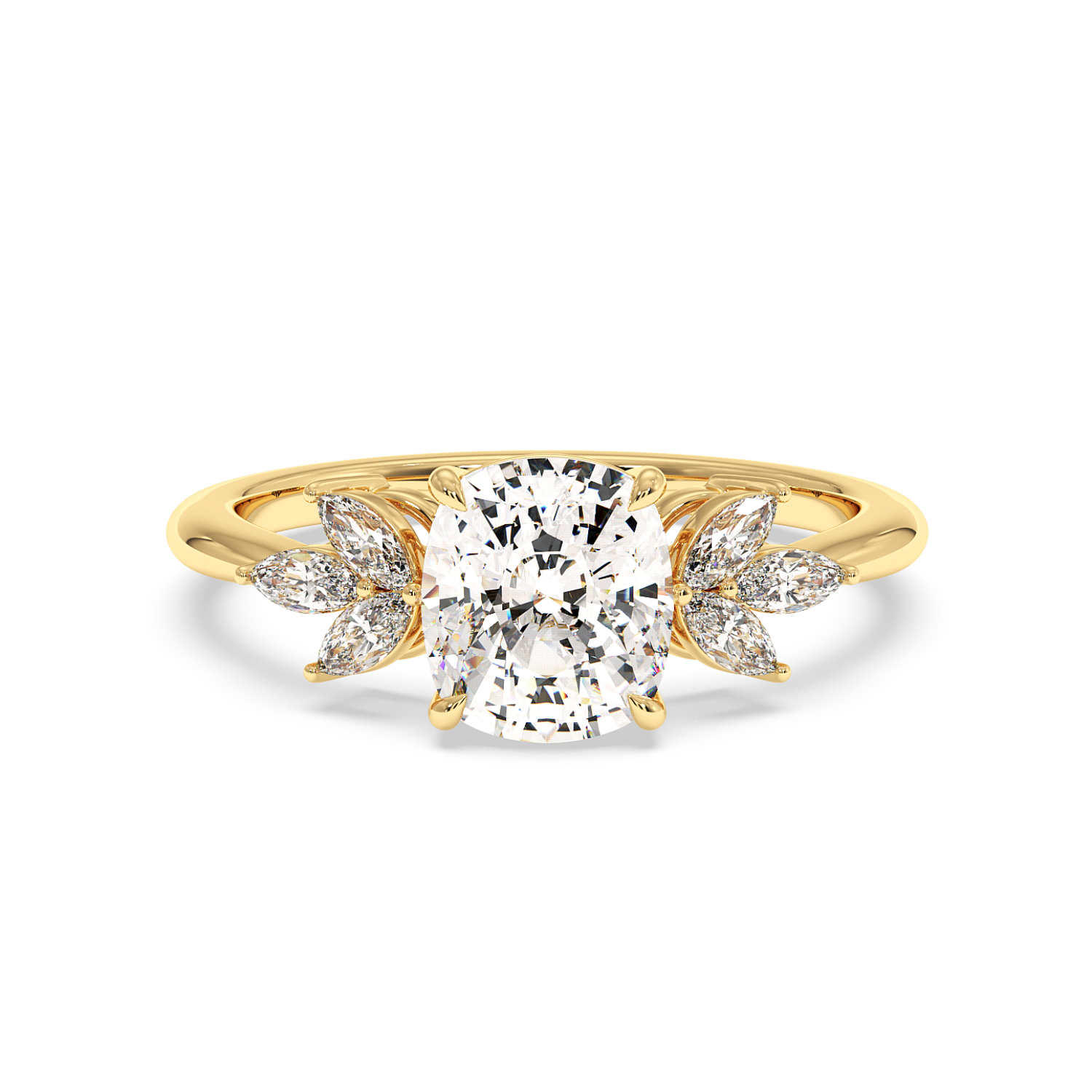 18K Yellow Gold Heidi Engagement Ring