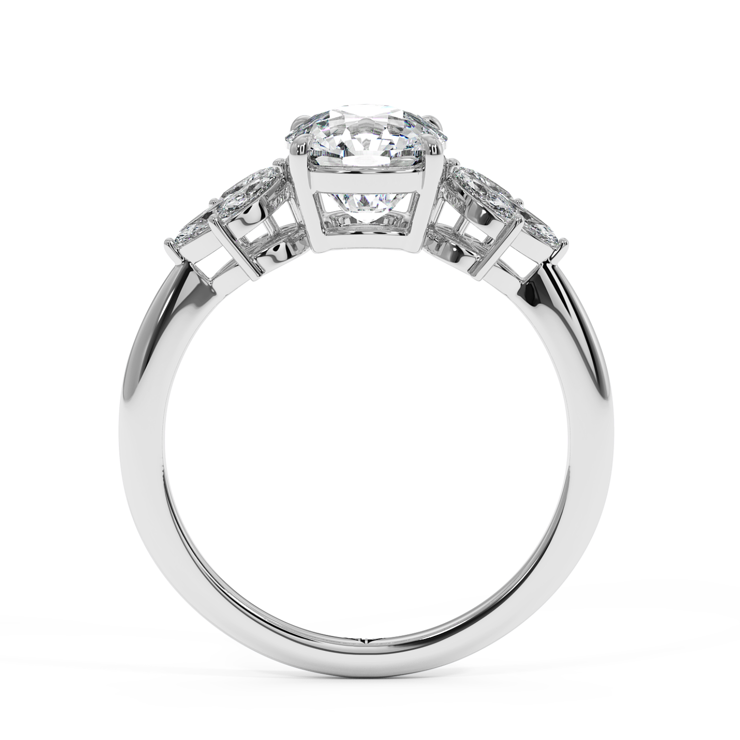 18K White Gold Heidi Engagement Ring