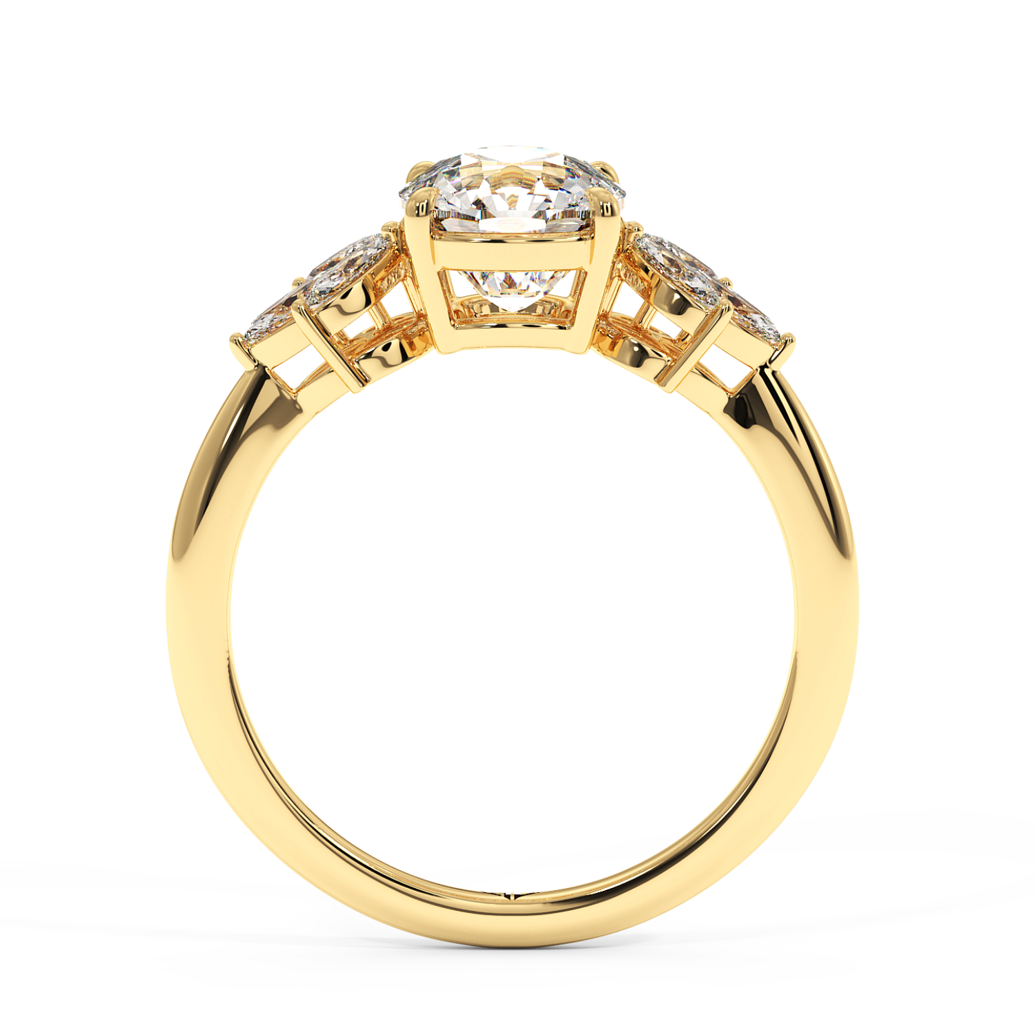 18K Yellow Gold Heidi Engagement Ring