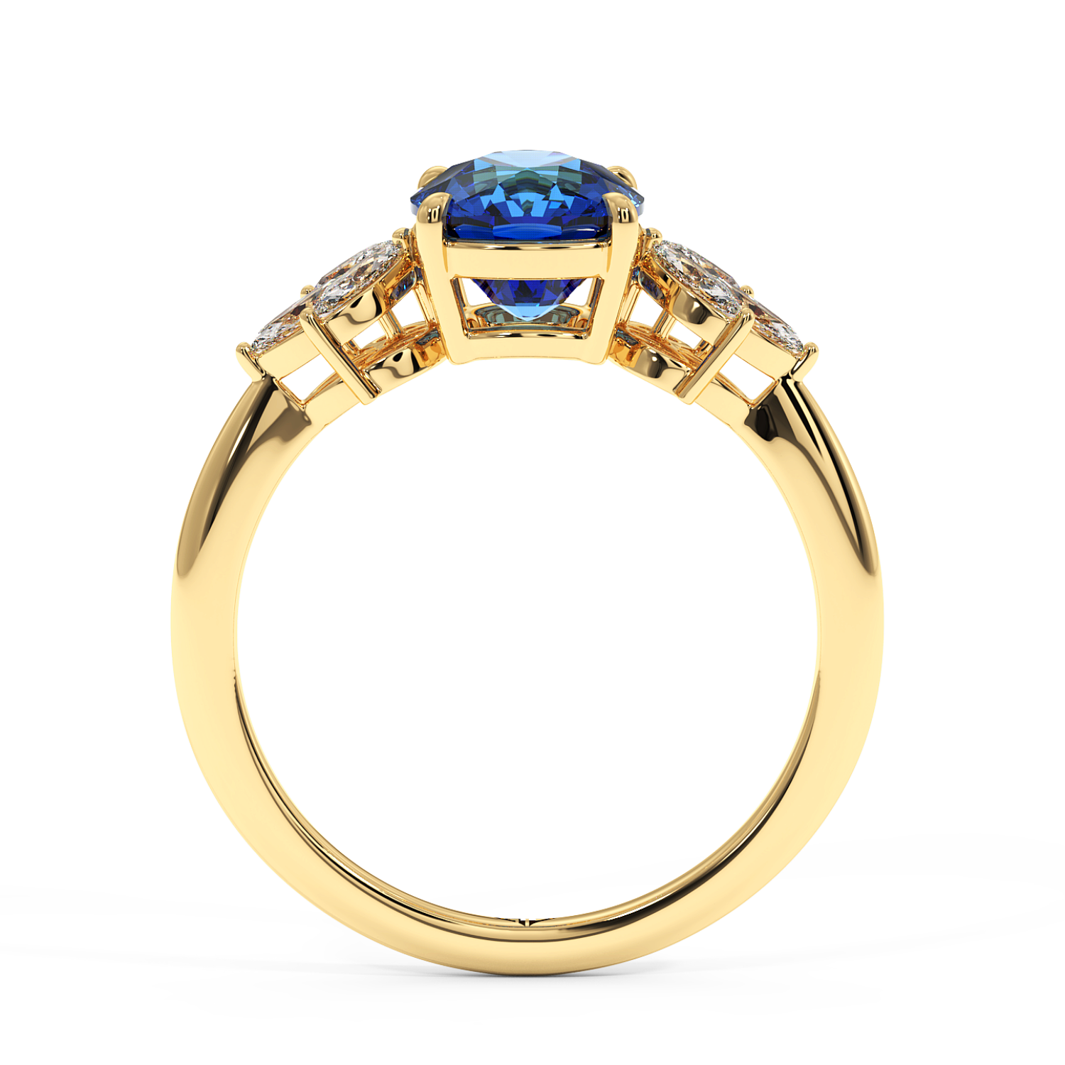 18K Yellow Gold Heidi Engagement Ring