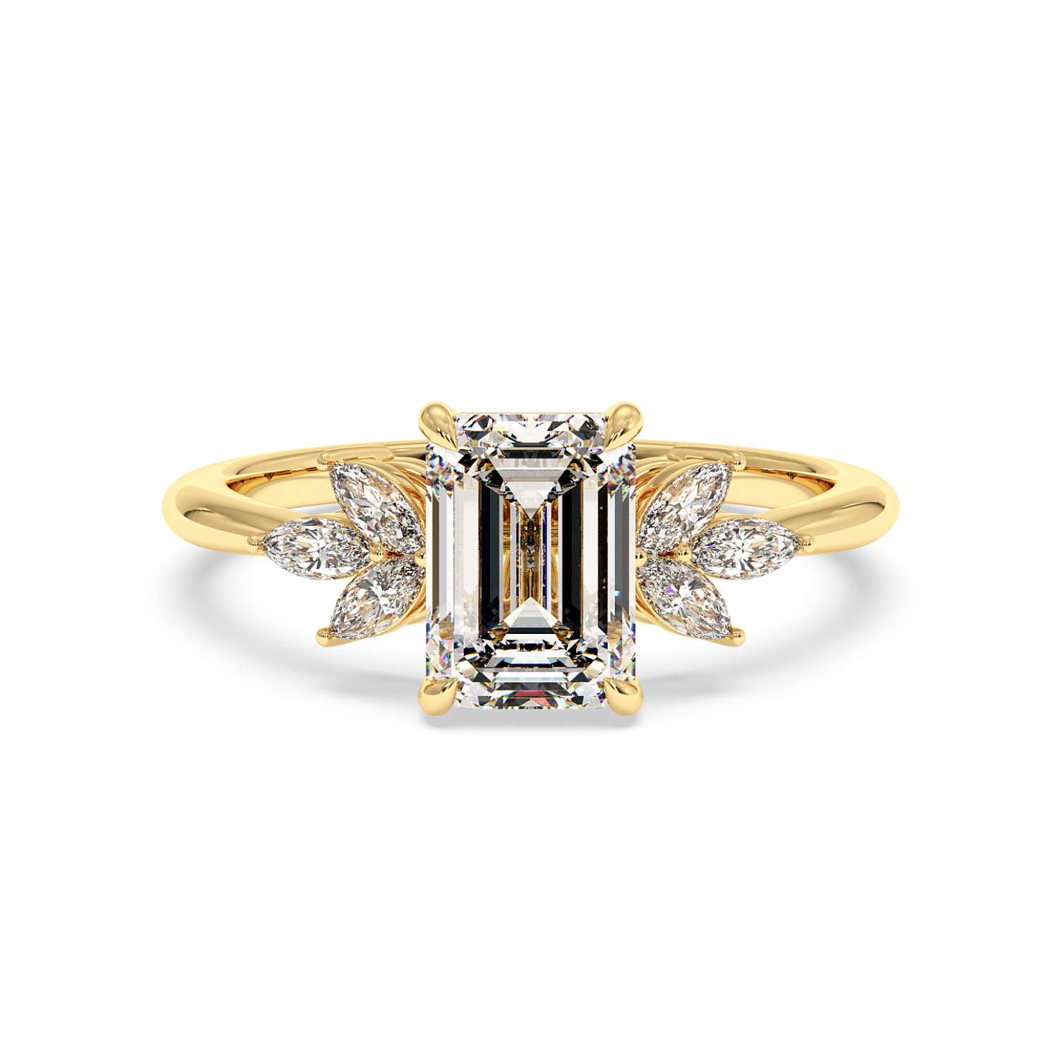 18K Yellow Gold Heidi Engagement Ring