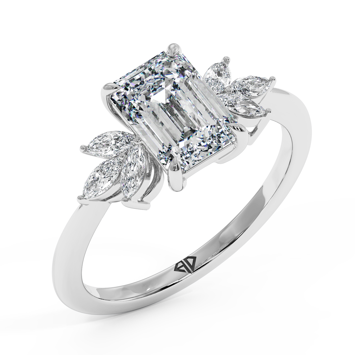 18K White Gold Heidi Engagement Ring