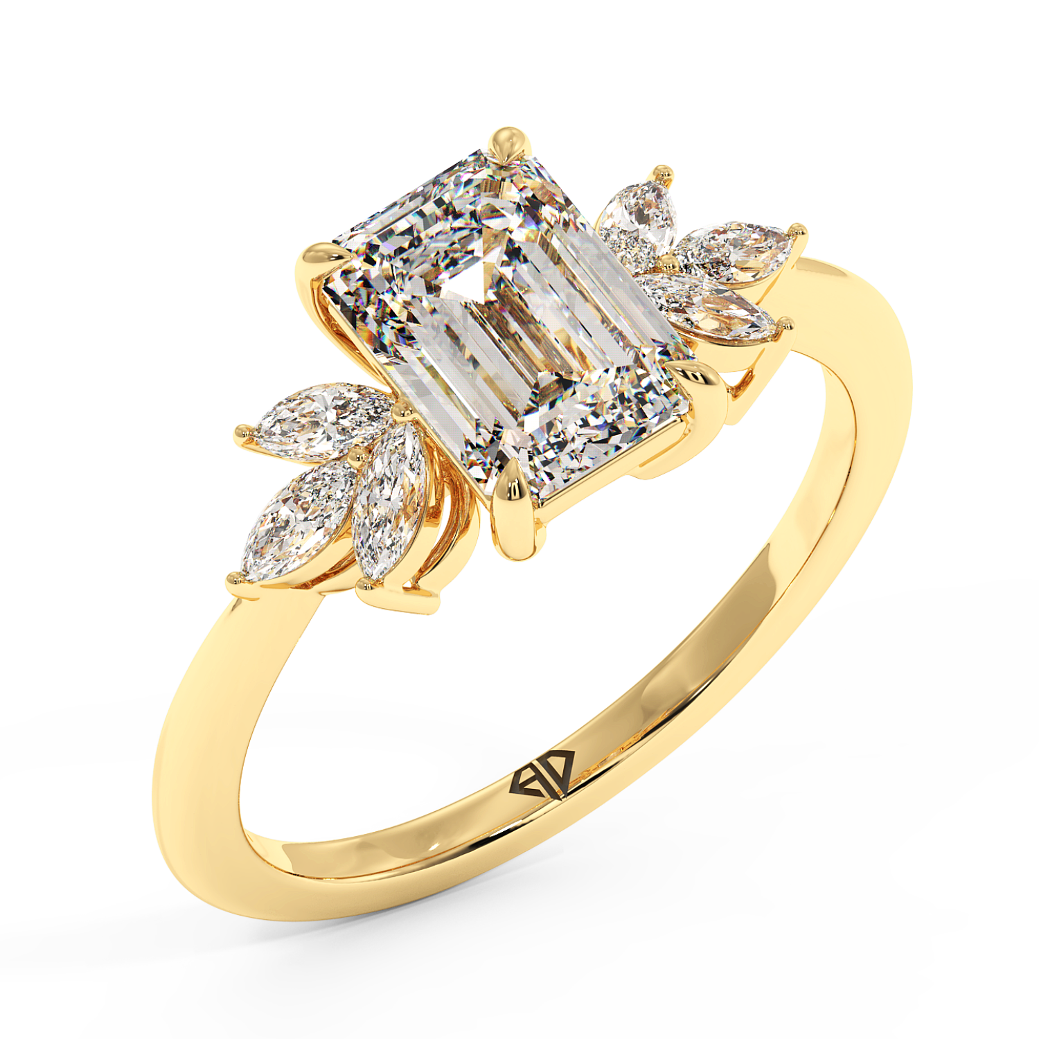 18K Yellow Gold Heidi Engagement Ring