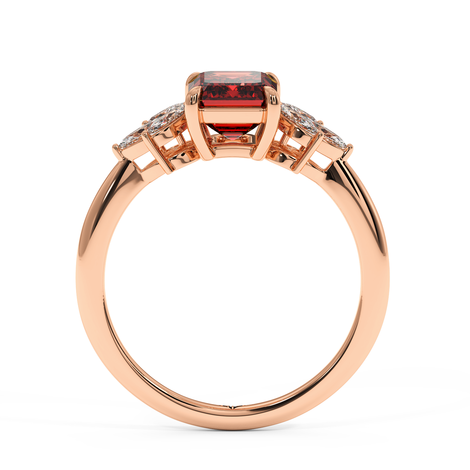 18K Rose Gold Heidi Engagement Ring