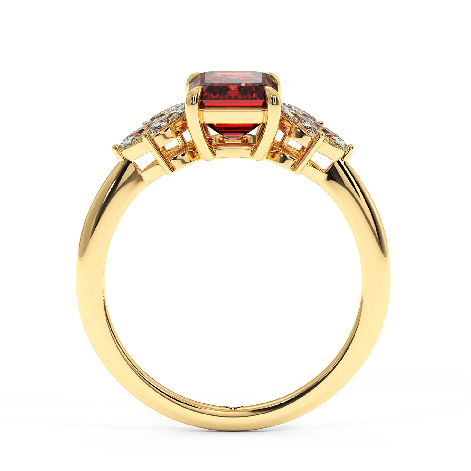 18K Yellow Gold Heidi Engagement Ring