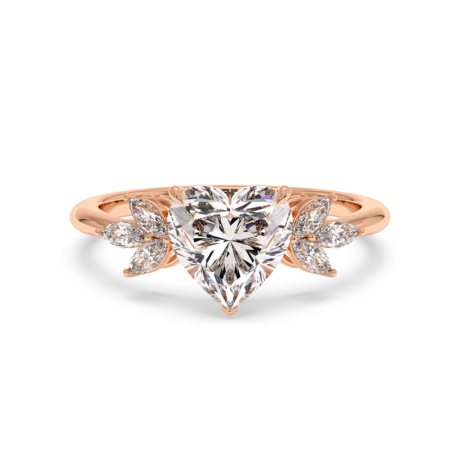 18K Rose Gold Heidi Engagement Ring